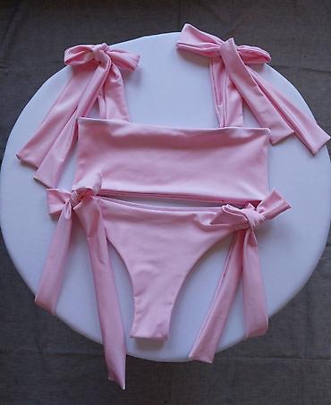 attraction set: Dvodijelni ženski bikini u nežno ružičastoj boji. - Gornji deo — 2