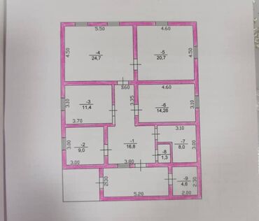 дом готовый: Дом, 132 м², 5 комнат, Собственник, Старый ремонт