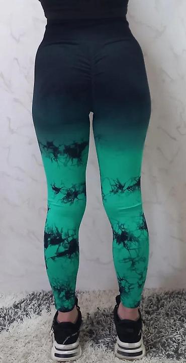 Helanke, biciklistički šortsevi: Ženske sportske helanke visokog struka - Model: duge helanke sa — 3