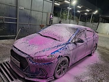 Другие автомобили: Синий Elantra с агрессивным обвесом - Кузов: 4‑дверный седан, яркий — 6