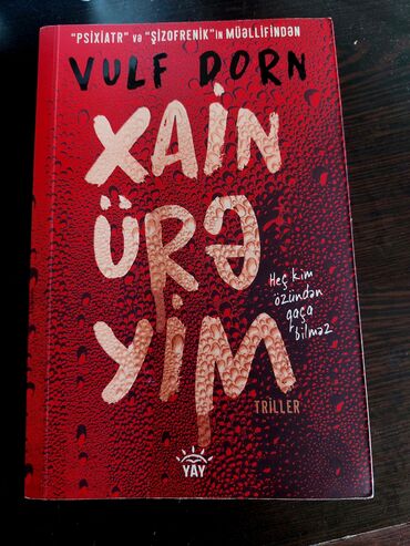 Digər kitablar və jurnallar: Vulf Dorn tərəfindən yazılmış, qırmızı rəngli üz qabığına malik "Xain