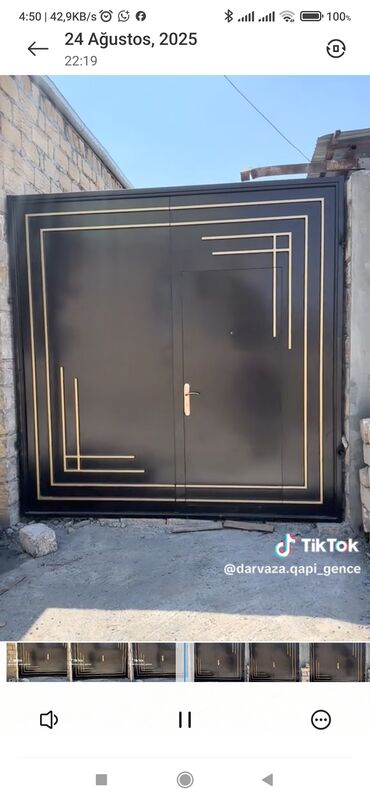 Giriş qapıları: Metall seyf qapılar – klassik naxışlı dizayn və gücləndirilmiş — 11