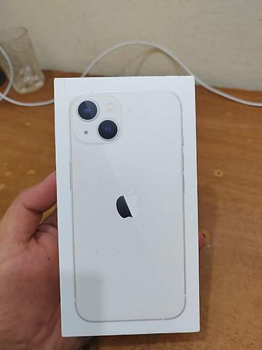 aple: IPhone 13, 128 GB, Starlight, Face ID, Barmaq izi — 7