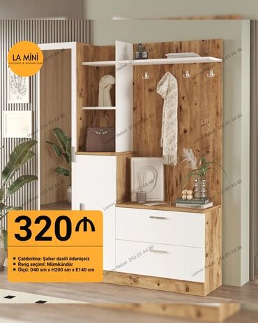 Dolablar: Açılan, 1 qapı Düz dolab, Dəhliz dolabı, Türkiyə