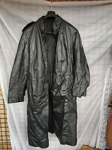 Vrhunski vintage kožni mantil SLAVONIJA Osijek (Tref Skin) – Vel. 52
