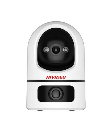 видео 360: #Видеонаблюдение #Двойная поворотная камера #Wi-Fi камера Hi-Video H3D