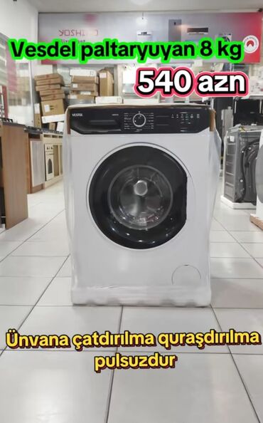 Paltaryuyan maşınlar: Paltaryuyan maşın 8 kq, Yeni, Pulsuz çatdırılma — 4