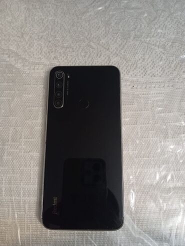 kabro redmi: Xiaomi Redmi Note 8, 32 GB, rəng - Qara, 
 Zəmanət, Barmaq izi, Face ID