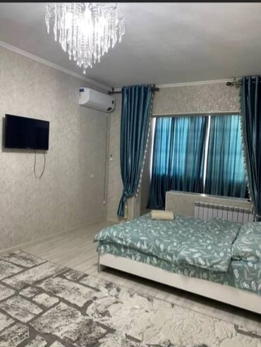 дешевые квартиры в бишкеке на длительный срок: 1 комната, С мебелью полностью