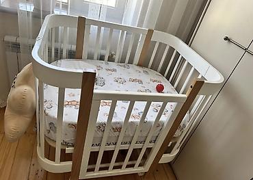 Beşiklər: Oğlan və qız üçün, Yeni, Yumru, Beşik, Dəstsiz, Matras ilə, Yellənmə mexanizmsiz — 3