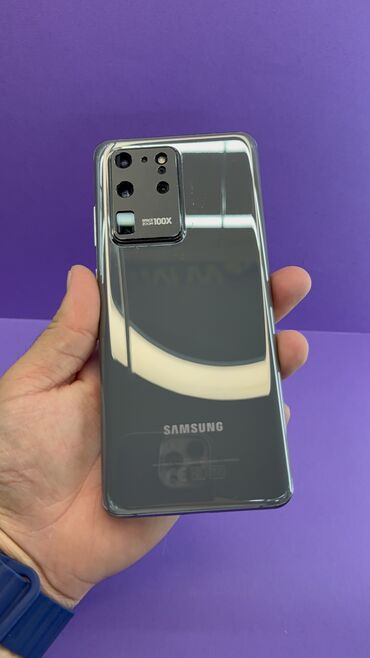 купить кнопочный сотовый телефон: Samsung Galaxy S20 Ultra, Колдонулган, 128 ГБ