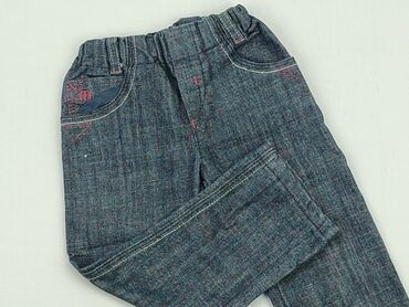 Jeansowe: Spodnie jeansowe, 2-3 lat, 92/98, stan - Idealny