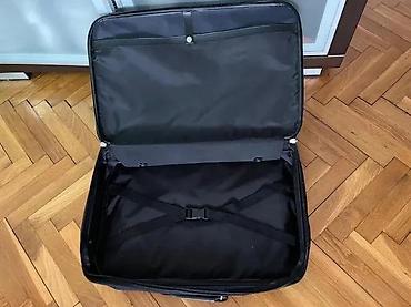 Putni koferi i torbe: Torba/kofer za poslovna putovanja – crni, širi model sa više pregrada — 4