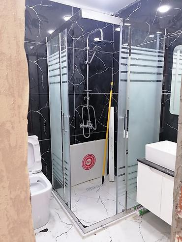 Duş kabinaları, arakəsmələr: Yeni Arakəsmə, Künc üçün, Ödənişli çatdırılma — 3