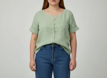 shein bluzki plus size: Woman Collection, Жіноча блуза, розмір 5XL