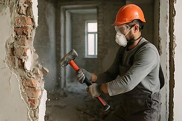 work emotion: Снос стен | Снос перегородки | Сбивка старой штукатурки | Демонтаж кафельной плитки | Крыша из шифера Больше 6 лет опыта — 2