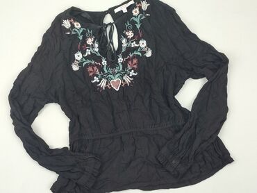 bluzki w serek czarne: Blouse, Clockhouse, M (EU 38), condition - Very good