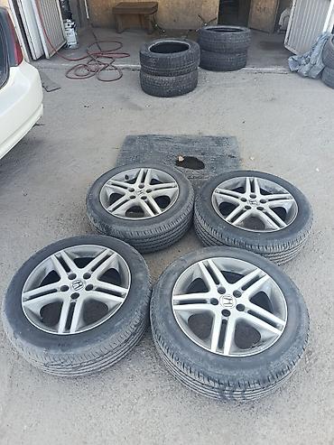 gac gs7: Колеса в сборе 215 / 55 / R 17, Лето, Б/у, Комплект, Литые, отверстий - 4 — 1