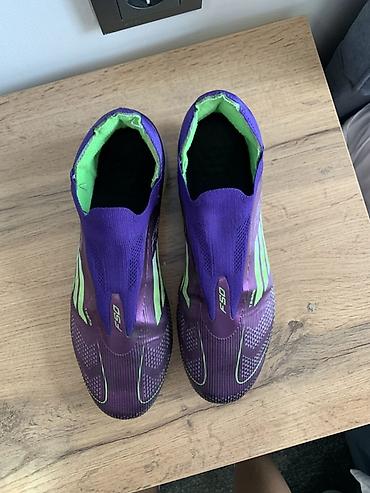 Футбольные бутсы adidas F50 без шнурков (лаконик/лакомент), цвет