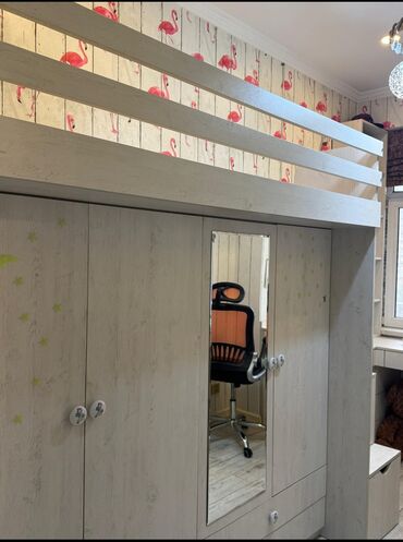 мебель садовая: Uşaq/yeni yetmə otağı üçün funksional loft tipli mebel dəsti - Yuxarı