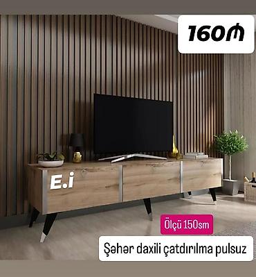 kontakt home tek carpayilar: Yeni, Düz TV altlığı, Polkalı, Laminat — 1