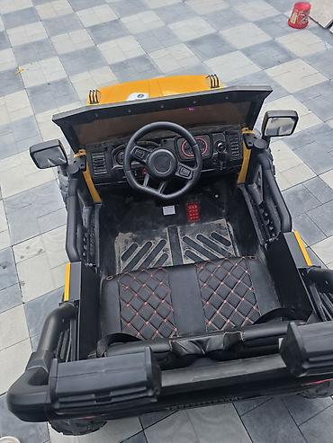 kvadrasikl turbo az: Uşaq üçün elektrikli off-road maşın - Korpus: sarı-qara rəngli, SUV — 5