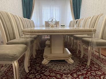 Мебель: Стол и 15 стульев В очень хорошем состоянии Обеденная группа в — 2
