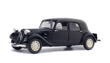12 000: 🚗 Citroën Traction 11B 1937 – Noir – Die Cast Solido Solido Citroën — 1