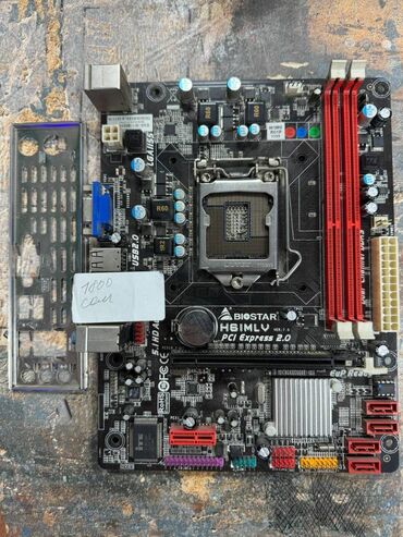 Материнские платы: Материнская плата, Б/у, Biostar, LGA1150, Micro-ATX, Для ПК