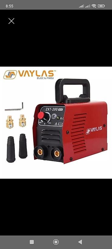 lazer svarka: VAYLAS ZX7-200 Mini inveror qaynaq aparatı - Növ: MMA (elektrodla — 1