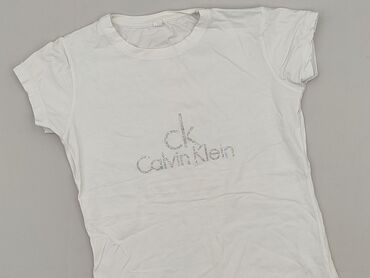 t shirty basic oversize: Calvin Klein, T-shirt damski, rozmiar S
