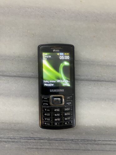 Samsung: Samsung C5212 Duos, rəng - Qara, Düyməli