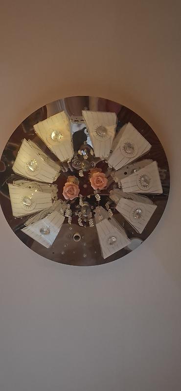 taxta listurlar: Led Çılçıraq, 4 və daha çox lampa, Metal — 2