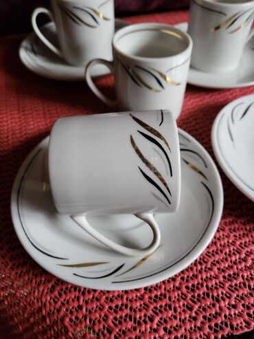 Kuhinjski setovi: Soljice nove za kafu 70te fena porcelan nemacke. Komada 4 u — 6