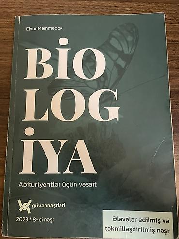 Книги и журналы: Məhsul: “Biologiya – Abituriyentlər üçün vəsait”. İstifadə olunub — 1