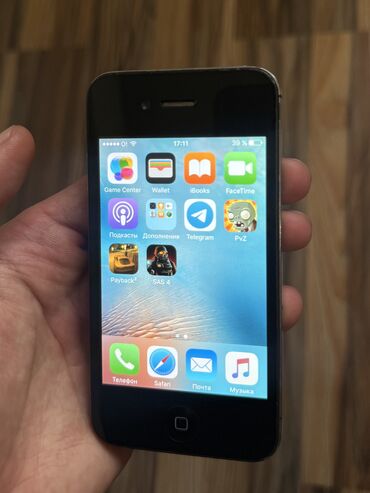 Apple iPhone: IPhone 4S, < 16 ГБ, Jet Black, Кабель, Чехол, 100 % — 6