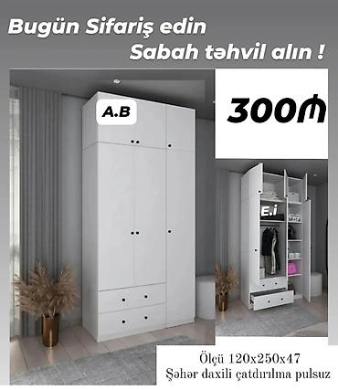 salon güzgüləri: Məhsul: Geniş həcmli paltar şkafları Xüsusiyyətlər: - Ölçülər: - — 3