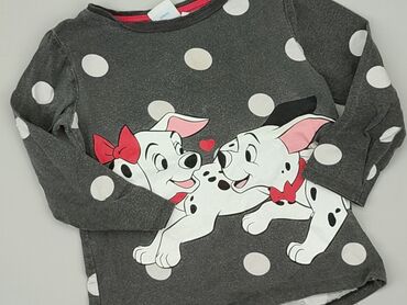 czarna bluzka pod marynarkę: Blouse, Disney, 3-4 years, 98-104 cm, condition - Good