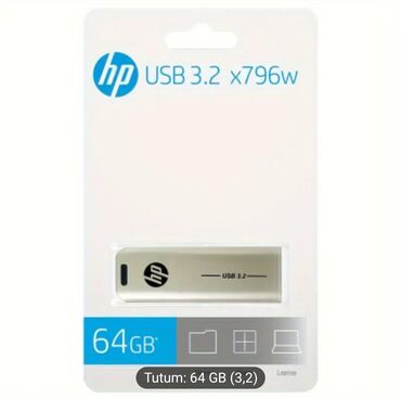 hp 255 g8: Flash kart HP, 64 GB, USB 3.2, Yeni