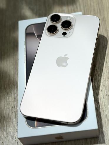 Apple iPhone: IPhone 16 Pro Max, Б/у, 256 ГБ, Desert Titanium, Коробка, 91 % — 1