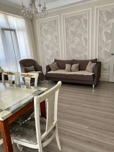 сдаю квартиру на долгий срок в аламедине: 3 комнаты, 67 м², Индивидуалка, 4 этаж, Евроремонт