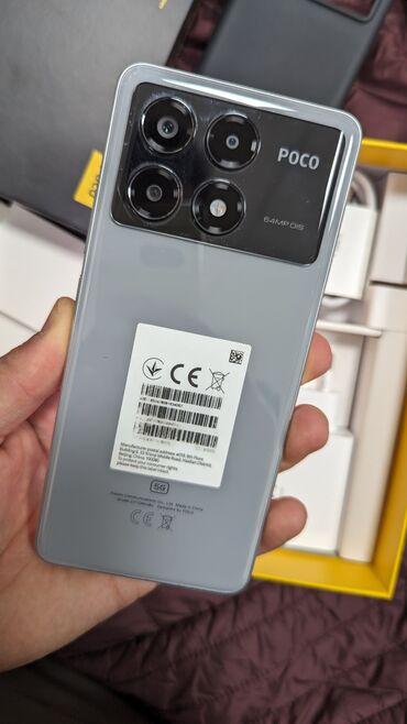 Poco X6 Pro 5G, Б/у, 512 ГБ, цвет - Серый, 2 SIM