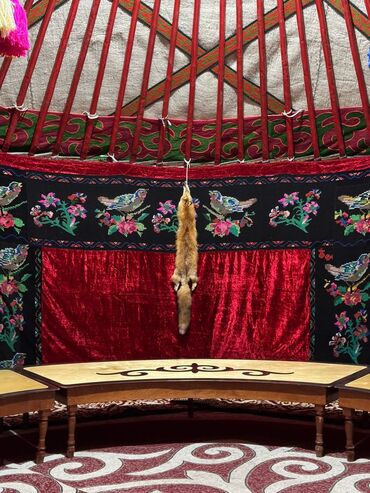 Аренда юрт: Аренда юрты, Каркас Деревянный, 85 баш, Казан, Посуда, С полом — 4