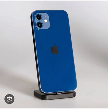 компьютеры манитор: IPhone 12, Б/у, 128 ГБ, Синий, Коробка, 81 %
