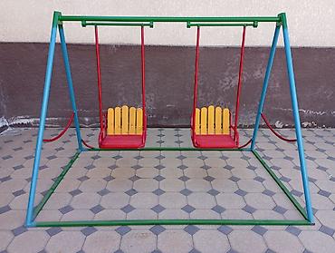 Детские качели: Детские каркасные качели! безопасные, надёжные, практичные! широкие — 17