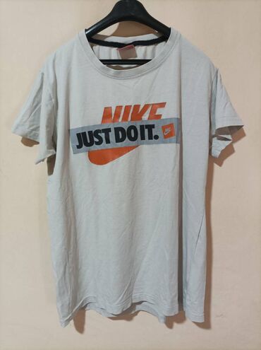 black squad majica: T-shirt Nike, M (EU 38), color - White