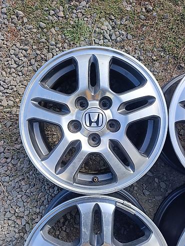 Диски: Литые Диски R 15 Honda, Комплект, отверстий - 5, Б/у — 4