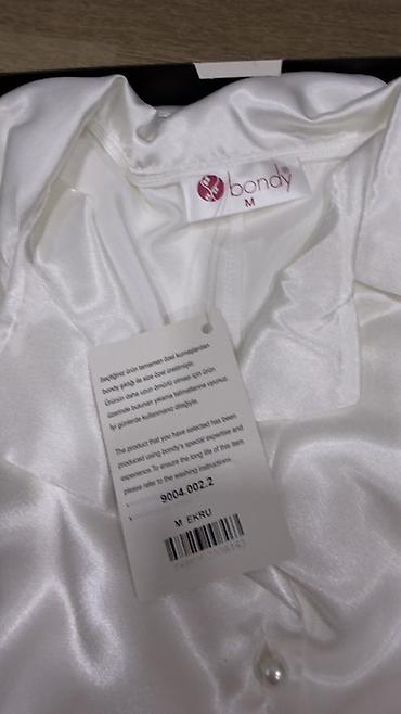 ev paltari: Bondy Lingerie qadın pijama dəsti – model 9004, rəng: ekru (açıq — 4