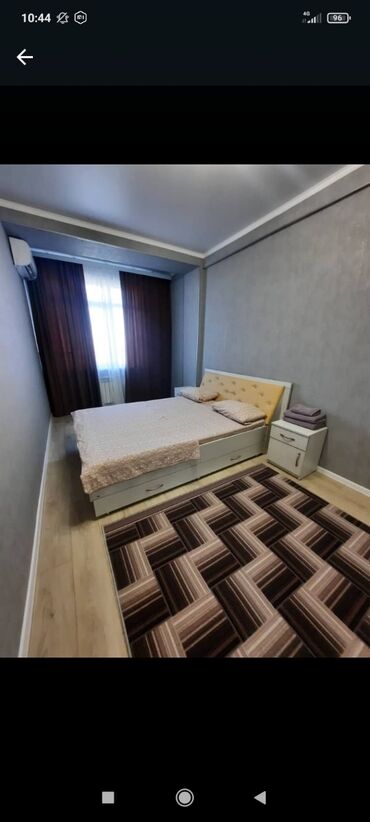 снять однокомнатную квартиру в бишкеке: 1 комната, Душевая кабина, Постельное белье, Кондиционер