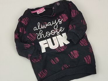 czapka na zimę dla dziewczynki: Sweatshirt, So cute, 6-9 months, condition - Perfect